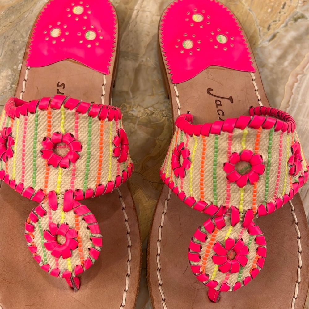 NWOT Jack Rogers Hampton Sandals Flats Flipflops